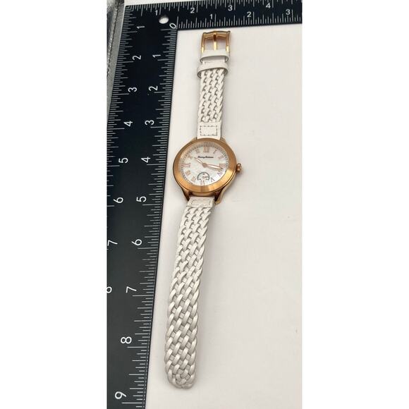 Tommy Bahama Womens Watch 36mm MOP Face New Battery WR 3ATM All Stainless Steel - Picture 11 of 13